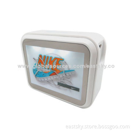 LED light up power bank with phone stand function, can be used as a mirrorNew